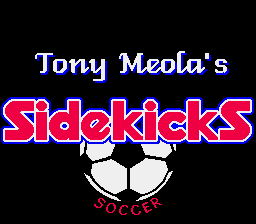Tony Meola's Sidekicks Soccer (USA) Title Screen